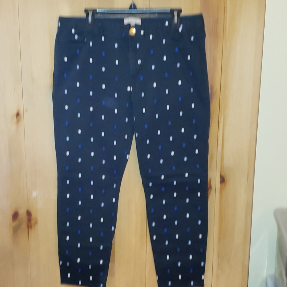 Banana Republic Poke-a-dot Ankle Pants